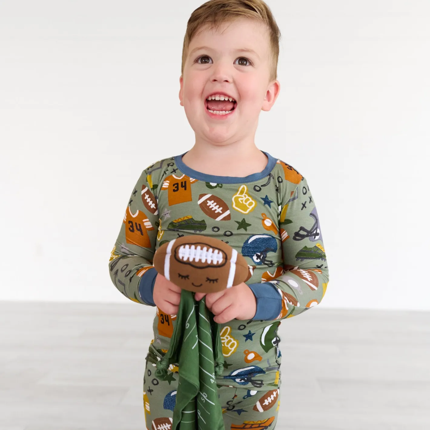 Sleepyhead Loveys<Little Sleepies Travis the Touchdown Football Sleepyhead Lovey