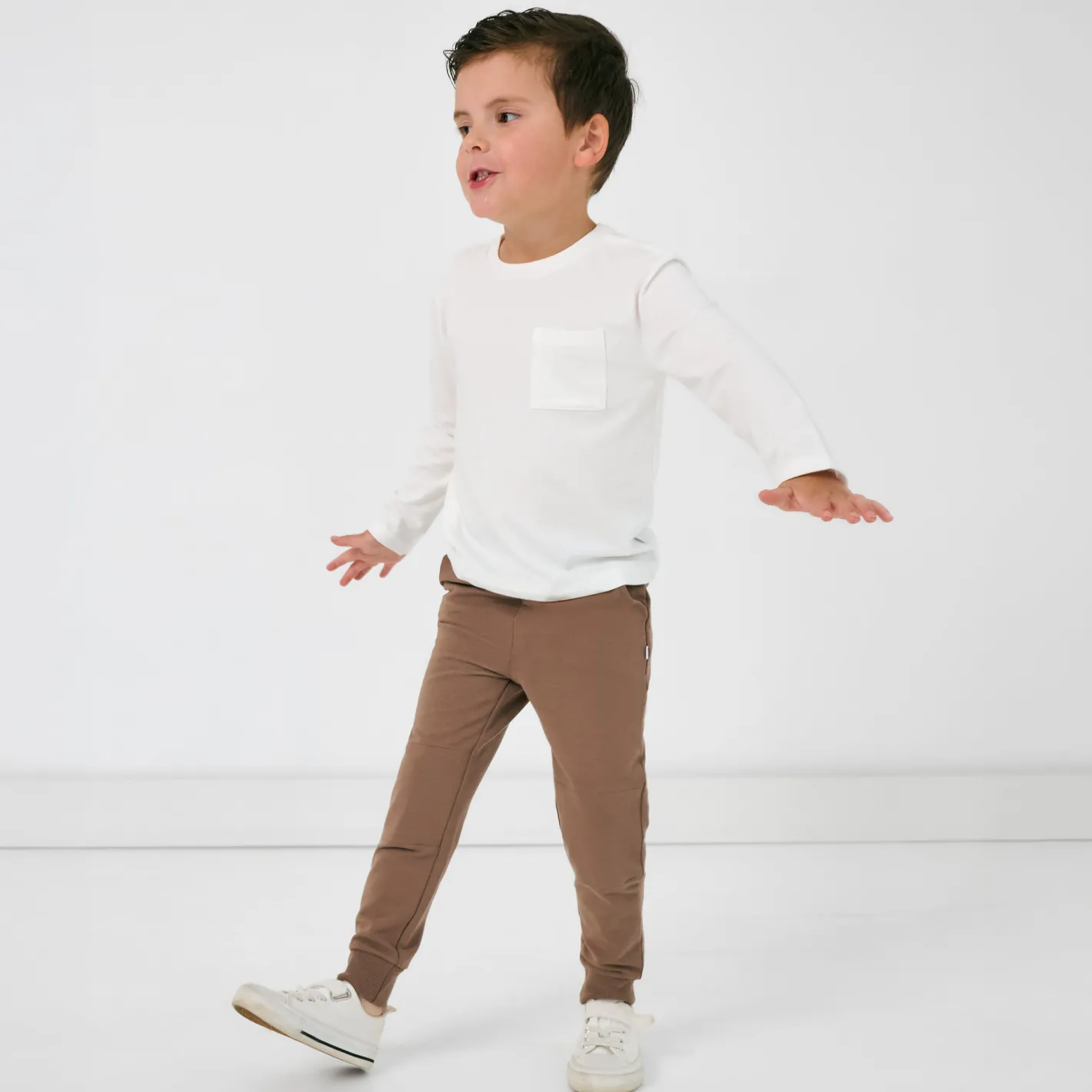 Everyday Essentials|Everyday Essentials<Little Sleepies Jogger Vintage Brown