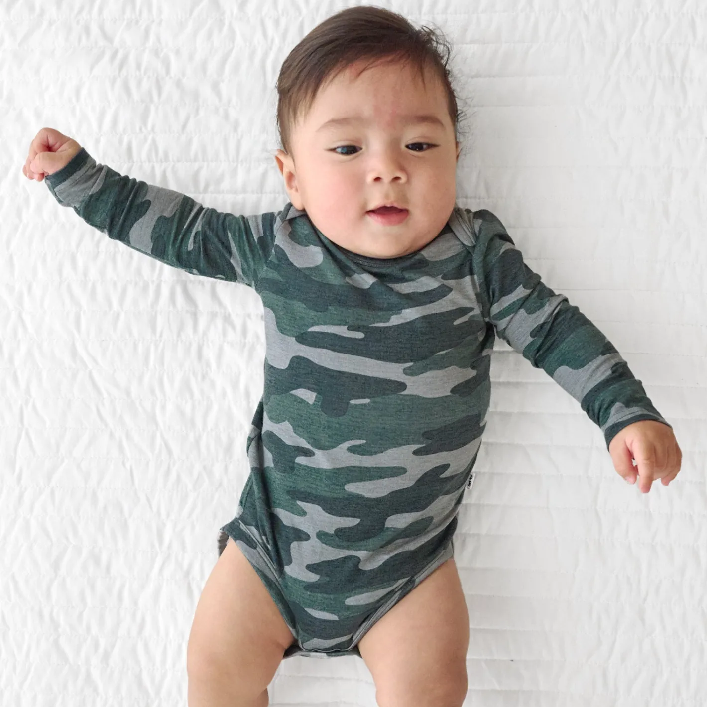 Bamboo Baby Clothes|Everyday Essentials<Little Sleepies Bodysuit Vintage Camo