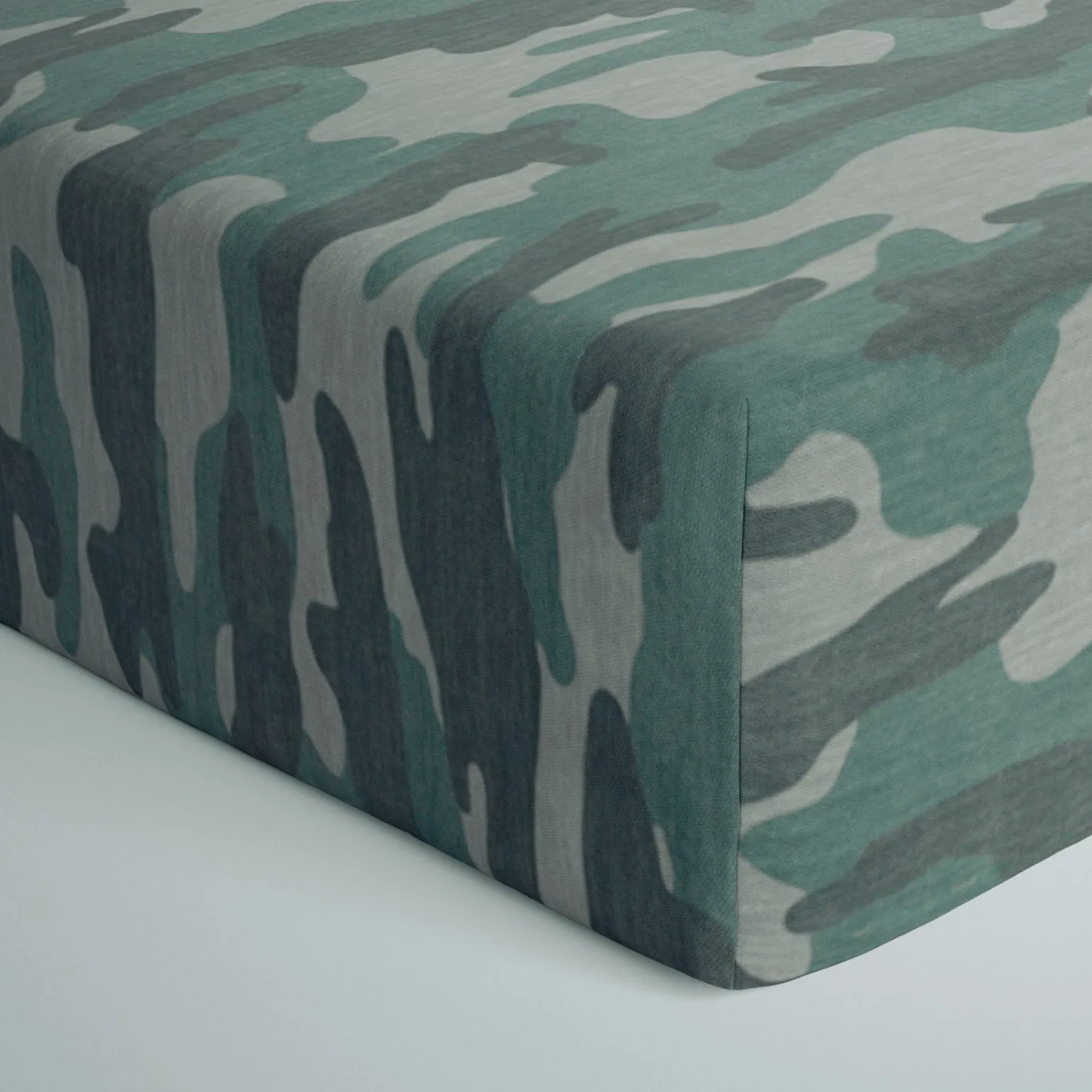 Sheets<Little Sleepies Fitted Crib Sheet Vintage Camo