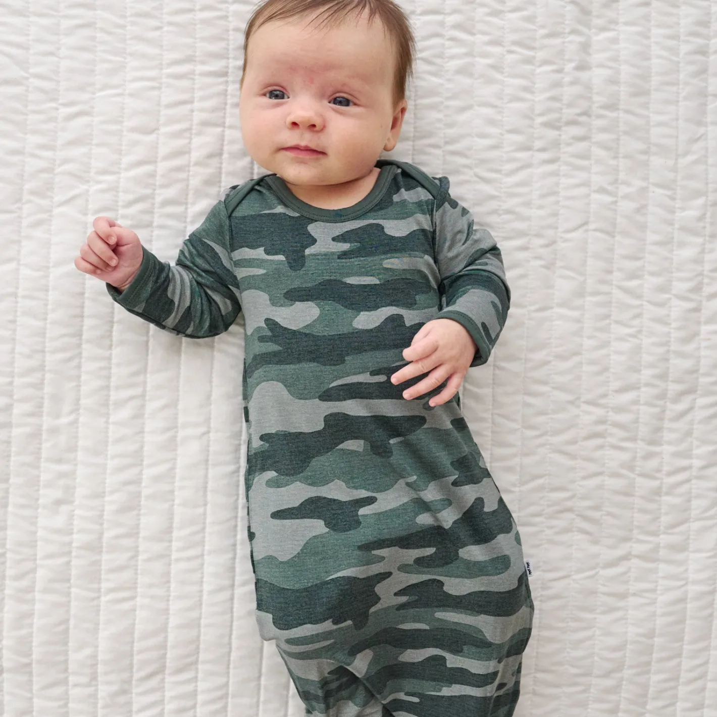 Layette|Infant Gowns<Little Sleepies Infant Gown Vintage Camo