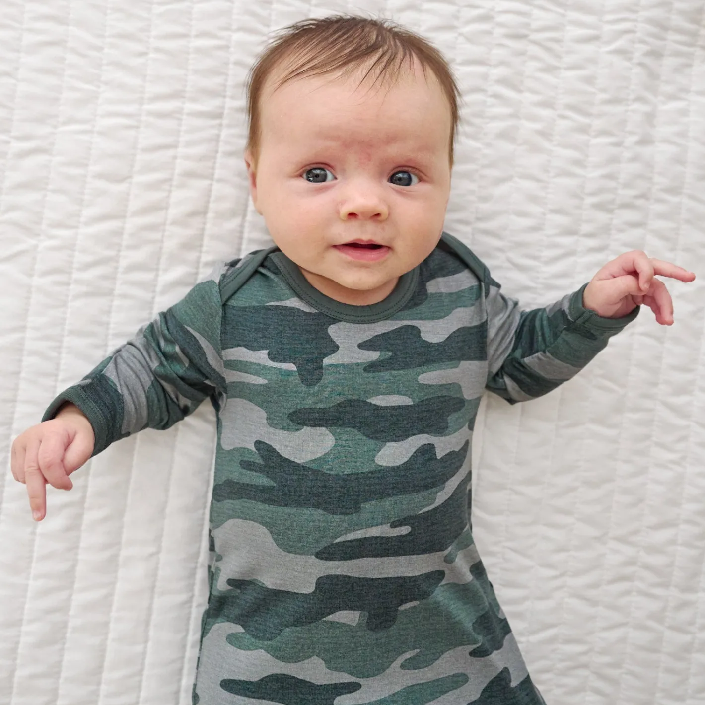Layette|Infant Gowns<Little Sleepies Infant Gown Vintage Camo