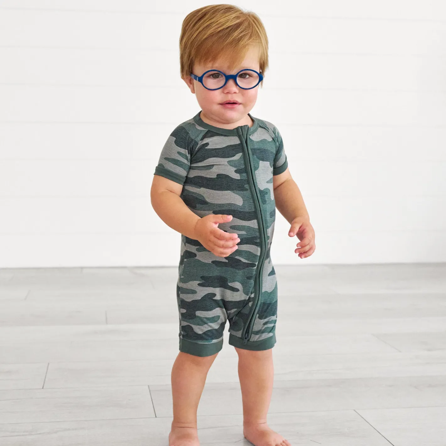Zippies|Mommy & Me<Little Sleepies Shorty Zippy Vintage Camo