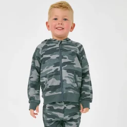 Everyday Essentials|Everyday Essentials<Little Sleepies Zip Hoodie Vintage Camo