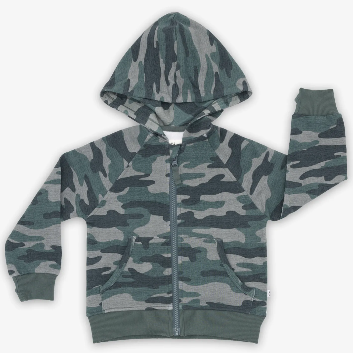 Everyday Essentials|Everyday Essentials<Little Sleepies Zip Hoodie Vintage Camo