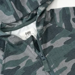 Everyday Essentials|Everyday Essentials<Little Sleepies Zip Hoodie Vintage Camo
