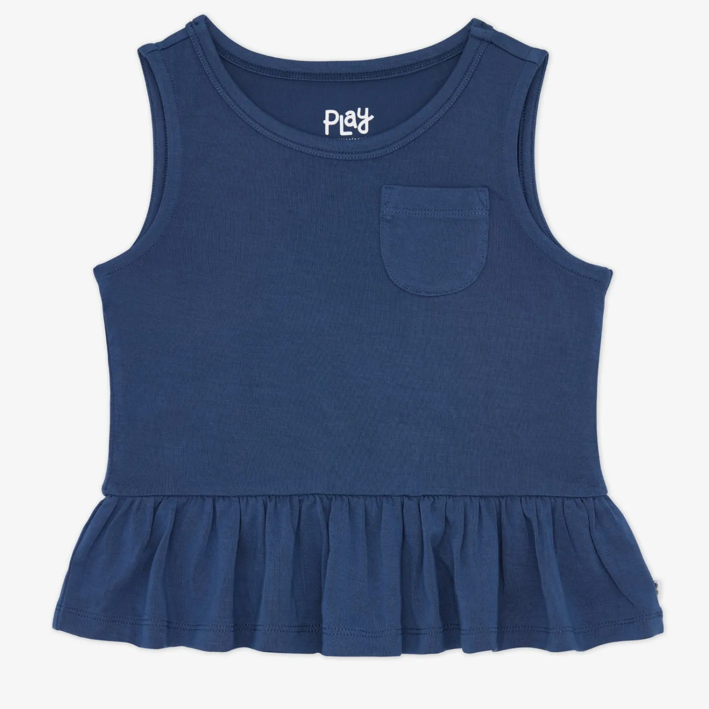 Tops & Tees|Tops & Tees<Little Sleepies Pocket Peplum Tank Vintage Navy