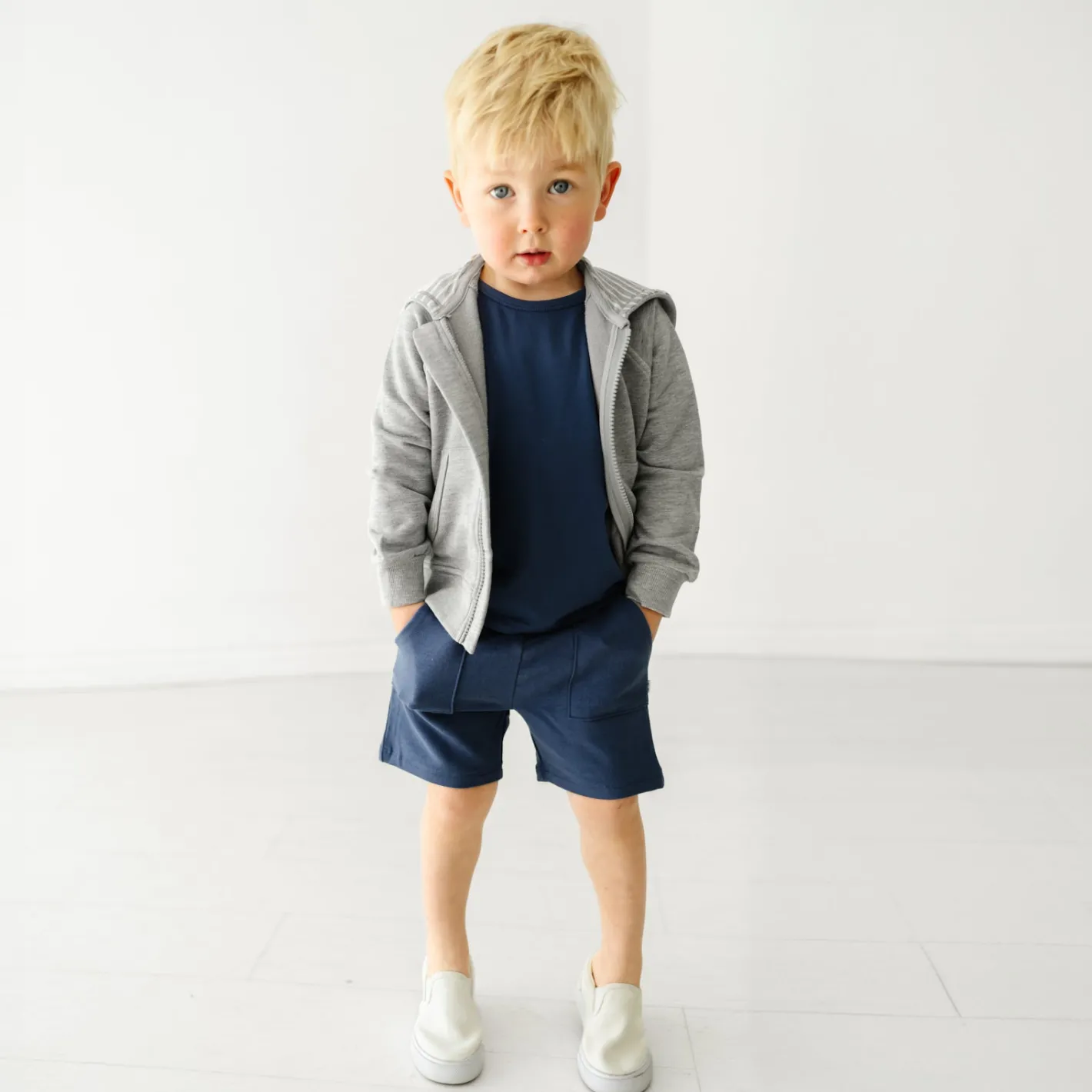 Everyday Essentials|Everyday Essentials<Little Sleepies Shorts Vintage Navy