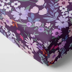 Sheets<Little Sleepies Fitted Crib Sheet Violet Meadow