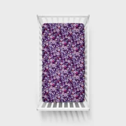 Sheets<Little Sleepies Fitted Crib Sheet Violet Meadow