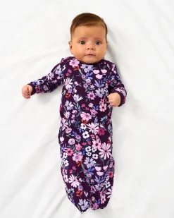 Layette|Infant Gowns<Little Sleepies Infant Gown Violet Meadow