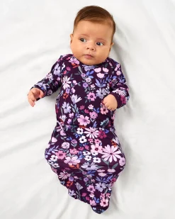 Layette|Infant Gowns<Little Sleepies Infant Gown Violet Meadow
