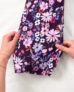Layette|Infant Gowns<Little Sleepies Infant Gown Violet Meadow