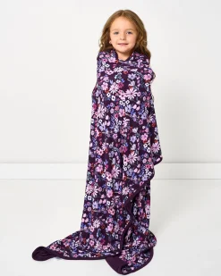 Cloud Blankets|Cloud Blankets<Little Sleepies Large Cloud Blanket® Violet Meadow