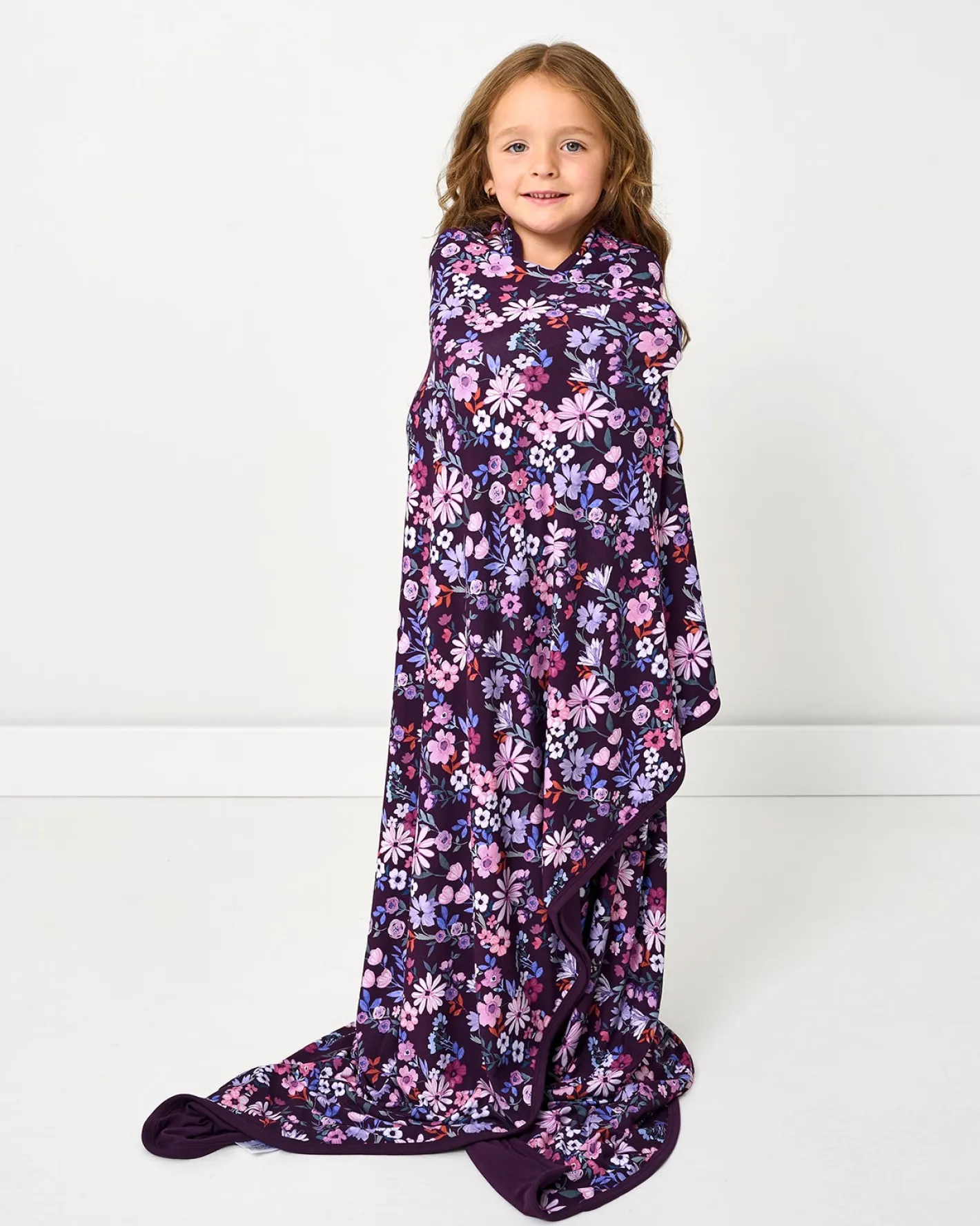 Cloud Blankets|Cloud Blankets<Little Sleepies Large Cloud Blanket® Violet Meadow