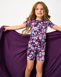 Cloud Blankets|Cloud Blankets<Little Sleepies Large Cloud Blanket® Violet Meadow