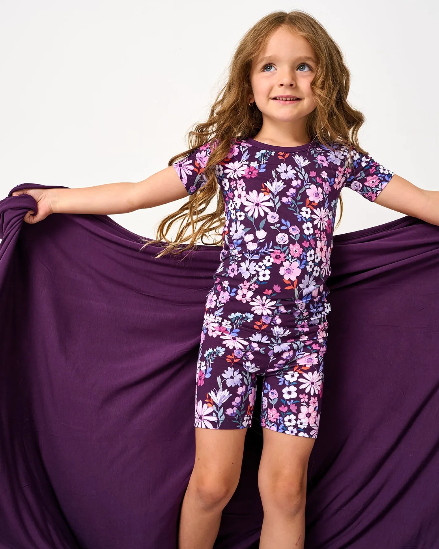 Cloud Blankets|Cloud Blankets<Little Sleepies Large Cloud Blanket® Violet Meadow