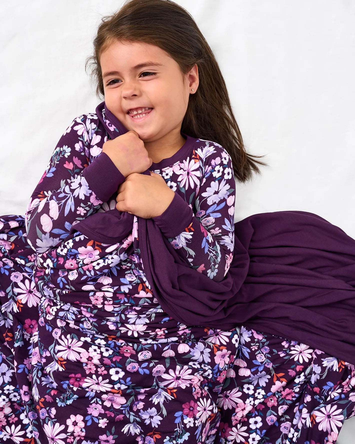 Cloud Blankets|Cloud Blankets<Little Sleepies Large Cloud Blanket® Violet Meadow