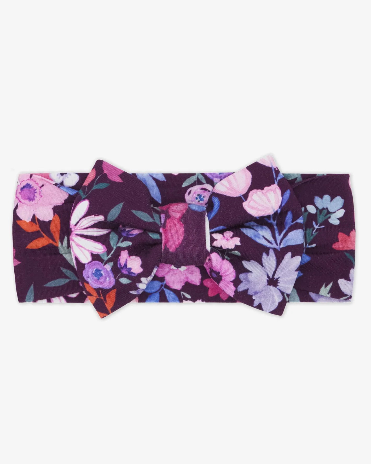 Hats & Headbands<Little Sleepies Luxe Bow Headband Violet Meadow
