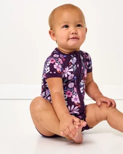 Zippies|Mommy & Me<Little Sleepies Shorty Zippy Violet Meadow