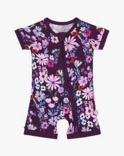 Zippies|Mommy & Me<Little Sleepies Shorty Zippy Violet Meadow