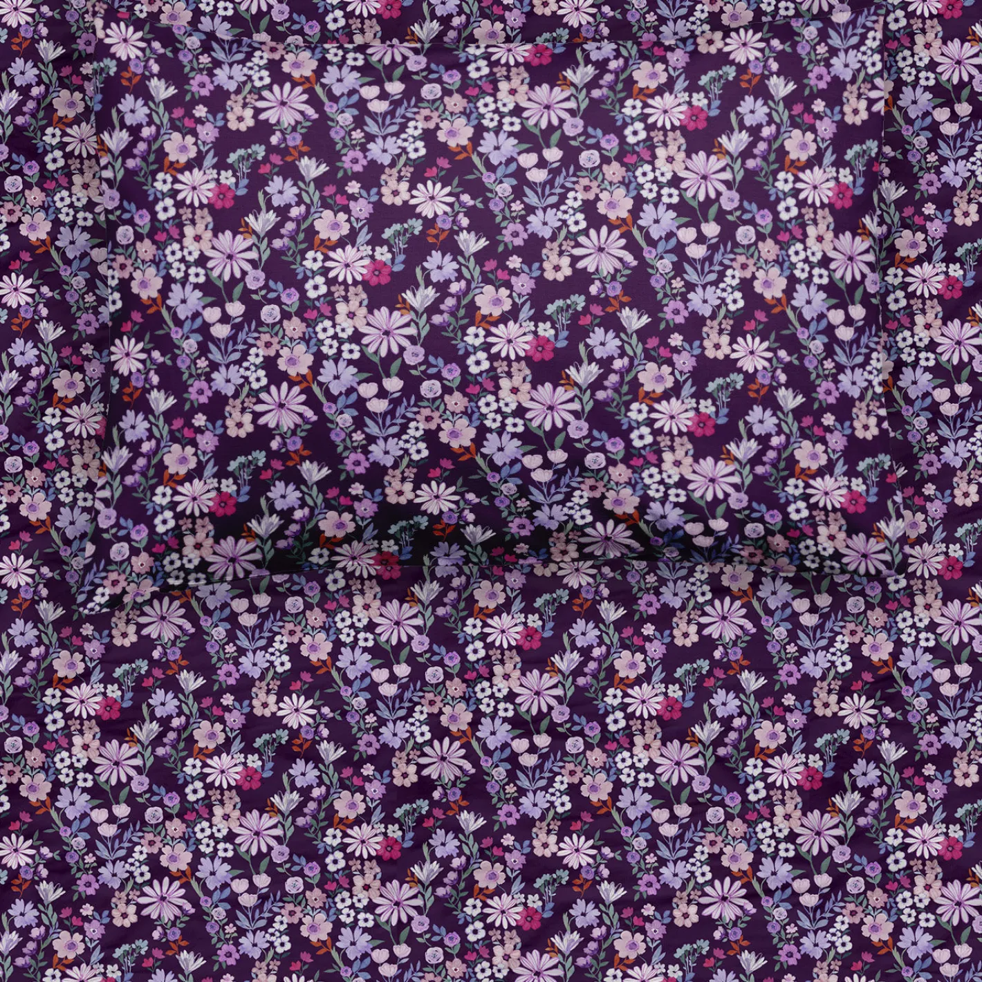 Sheets<Little Sleepies Twin Sheet Set Violet Meadow
