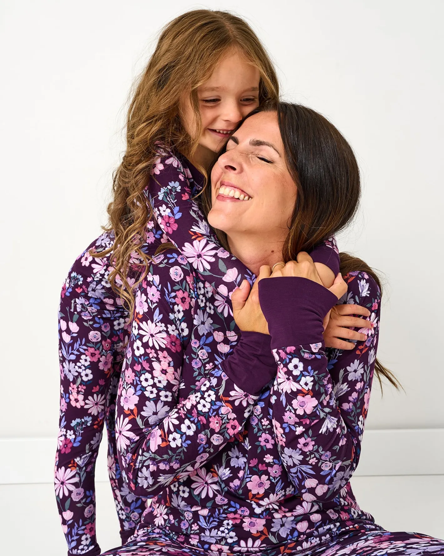 Mommy & Me|Mommy & Me<Little Sleepies Women's Pajama Top Violet Meadow
