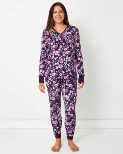 Mommy & Me|Mommy & Me<Little Sleepies Women's Pajama Pants Violet Meadow
