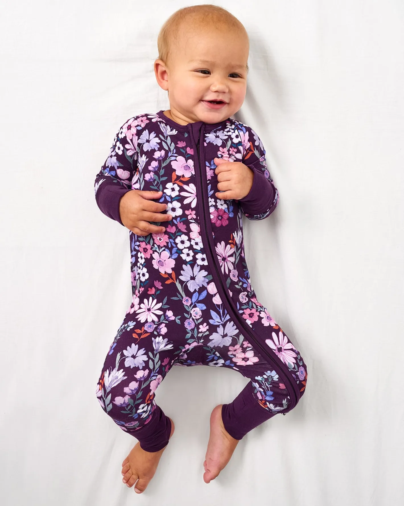 Zippies|Mommy & Me<Little Sleepies Zippy Violet Meadow
