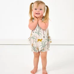 Bamboo Baby Clothes|Rompers<Little Sleepies Bubble Romper Wild Escape