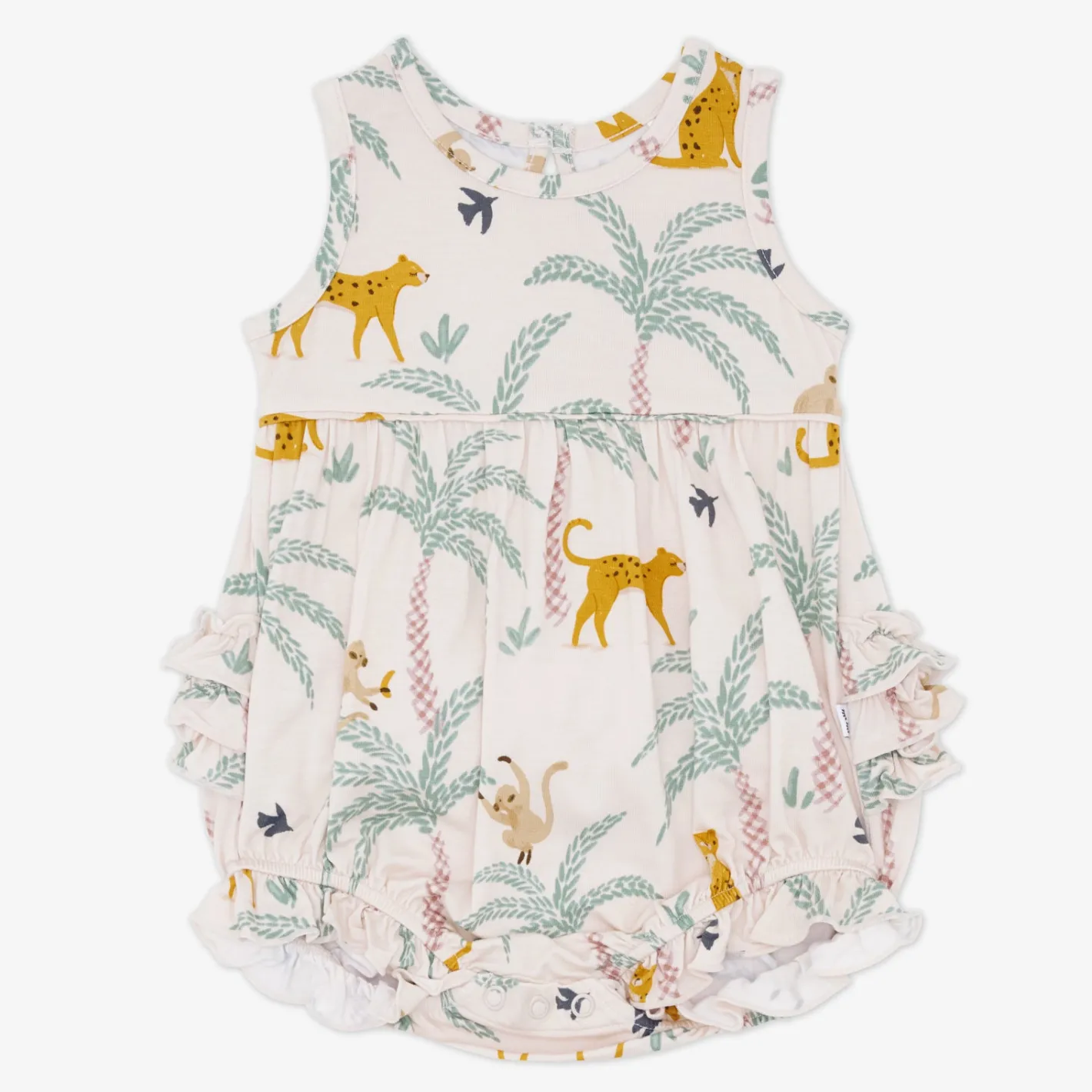 Bamboo Baby Clothes|Rompers<Little Sleepies Bubble Romper Wild Escape