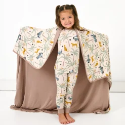 Cloud Blankets|Cloud Blankets<Little Sleepies Large Cloud Blanket® Wild Escape