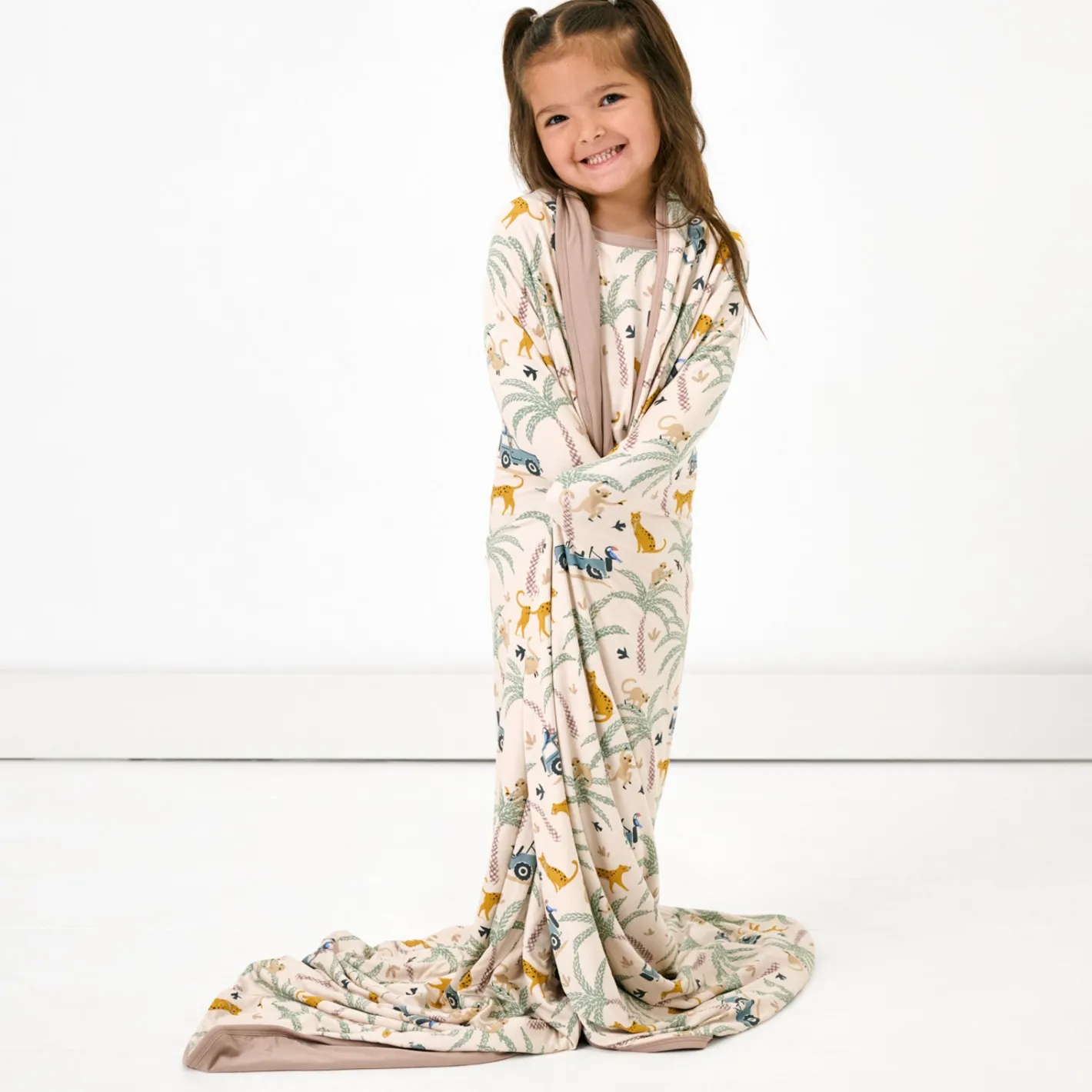 Cloud Blankets|Cloud Blankets<Little Sleepies Large Cloud Blanket® Wild Escape