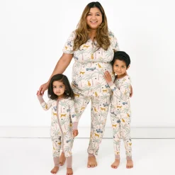 Mommy & Me|Mommy & Me<Little Sleepies Women's Short Sleeve Pajama Top Wild Escape