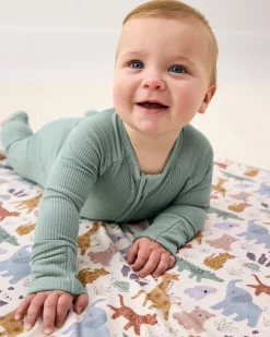 The Newborn Shop|The Newborn Shop<Little Sleepies Ribbed Zippy Willow