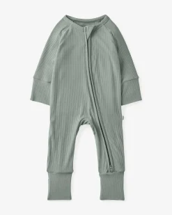 The Newborn Shop|The Newborn Shop<Little Sleepies Ribbed Zippy Willow