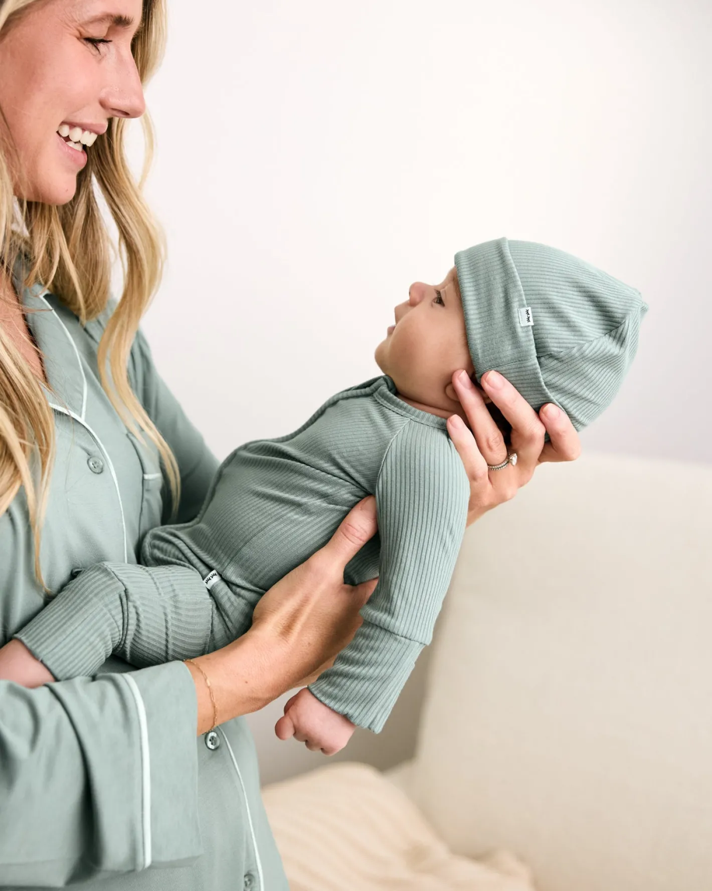 The Newborn Shop|The Newborn Shop<Little Sleepies Ribbed Zippy Willow